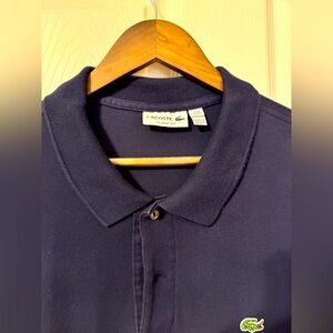 Lacoste Classic Fit L.12.12 Original Piqué Polo, Navy Blue, XXXL, EUC